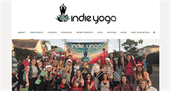 Desktop Screenshot of indieyogasd.com