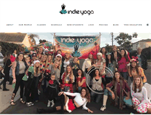 Tablet Screenshot of indieyogasd.com